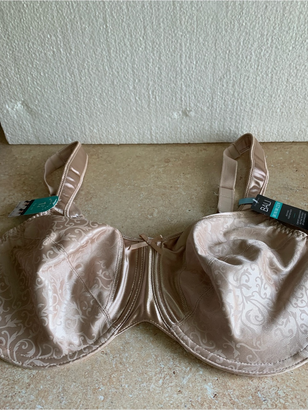 Bali Light Nude Jacquard Underwire Bra